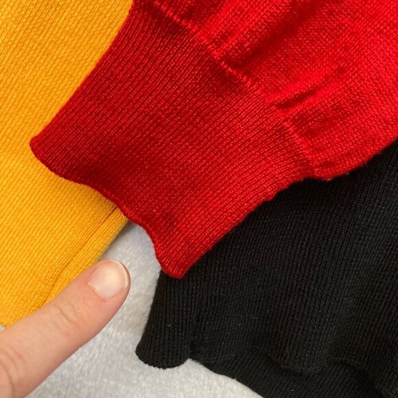 Vintage Lot of 3 Bogner Wool Blend Turtleneck Sweater Small S 80’s Ski Sporty - Picture 8 of 16